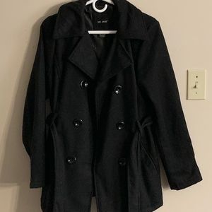 Me Jane Women’s Large Black Pea Coat